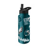 Philadelphia Eagles Quencher Bottle 34oz Stainless Steel Dreamweave - Logo Brands