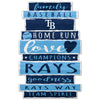 Tampa Bay Rays Sign 11x17 Wood Family Word - WinCraft