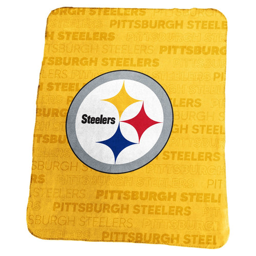 Pittsburgh Steelers Blanket 50x60 Fleece Classic - Logo Brands