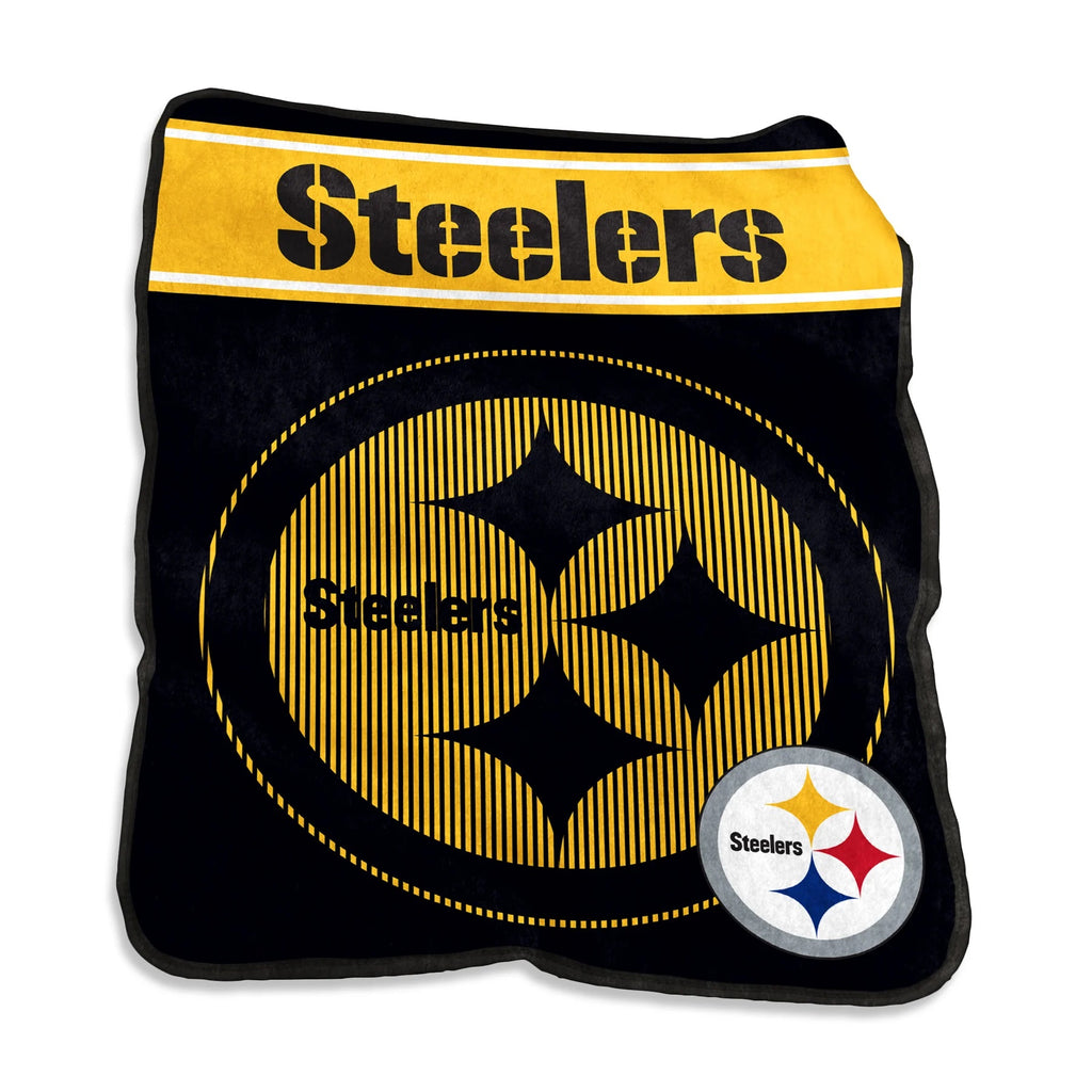 Pittsburgh Steelers Blanket 60x80 Raschel Throw - Logo Brands
