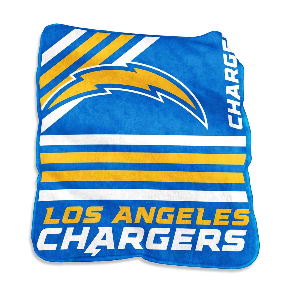 Los Angeles Chargers Blanket 50x60 Raschel Throw - Logo Brands