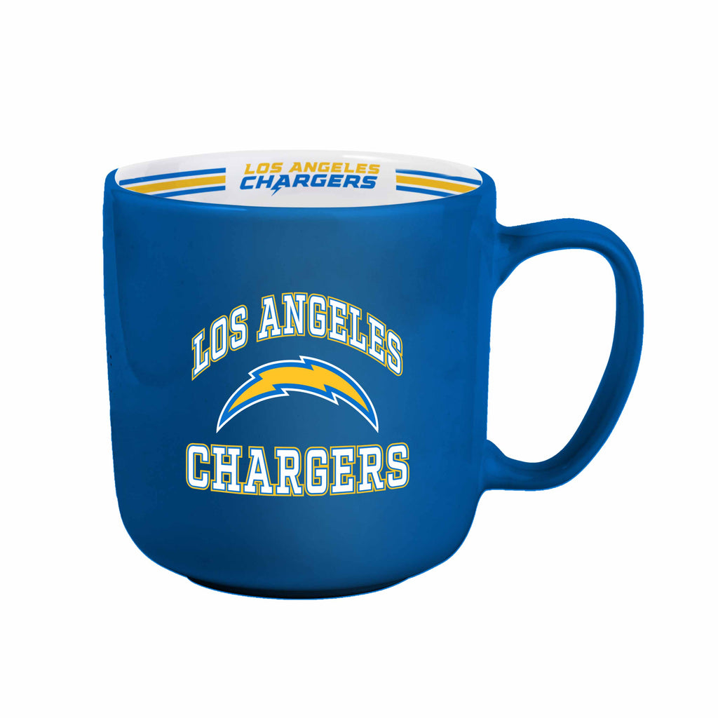 Los Angeles Chargers Coffee Mug 15oz Stripe Design - Logo Brands