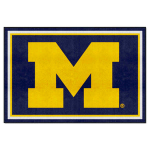 Fanmats - University of Michigan 5x8 Rug 59.5''x88''