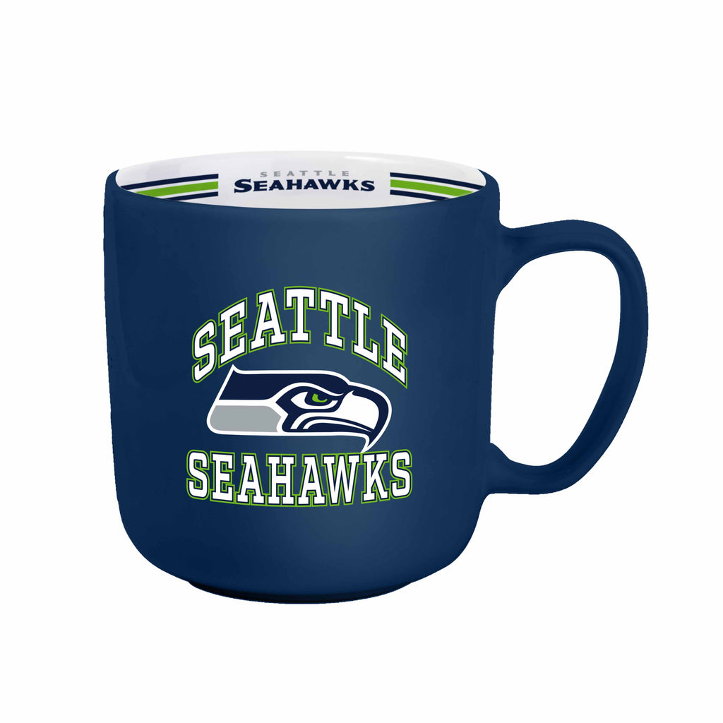 Seattle Seahawks Coffee Mug 15oz Stripe Design - Logo Brands