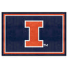 Fanmats - University of Illinois 5x8 Rug 59.5''x88''