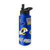 Los Angleles Rams Quencher Bottle 34oz Stainless Steel Dreamweave - Logo Brands