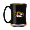 Missouri Tigers Coffee Mug 14oz Sculpted Relief Team Color - Logo Brands