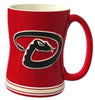 Arizona Diamondbacks Coffee Mug 14oz Sculpted Relief Team Color - Special Order - Logo Brands
