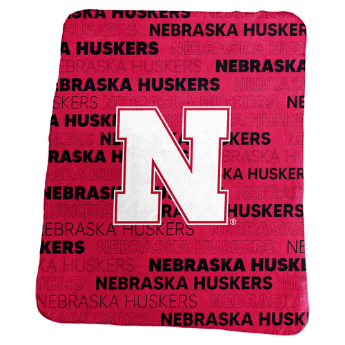 Nebraska Cornhuskers Blanket 50x60 Fleece Classic - Logo Brands