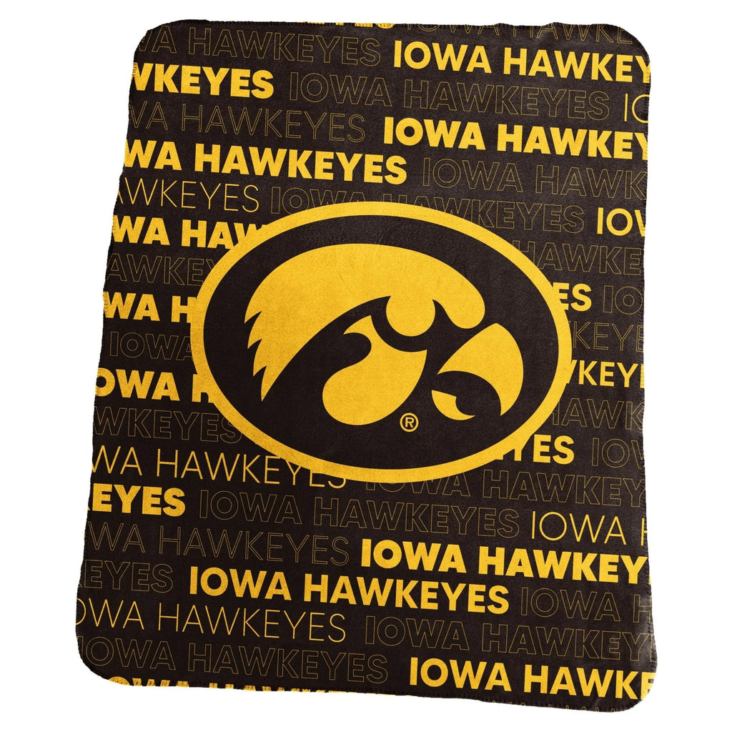 Iowa Hawkeyes Blanket 50x60 Fleece Classic - Logo Brands