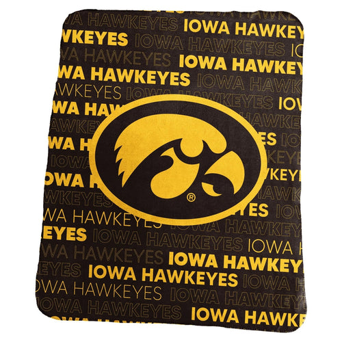 Iowa Hawkeyes Blanket 50x60 Fleece Classic - Logo Brands