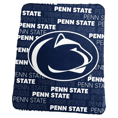 Penn State Nittany Lions Blanket 50x60 Fleece Classic - Logo Brands