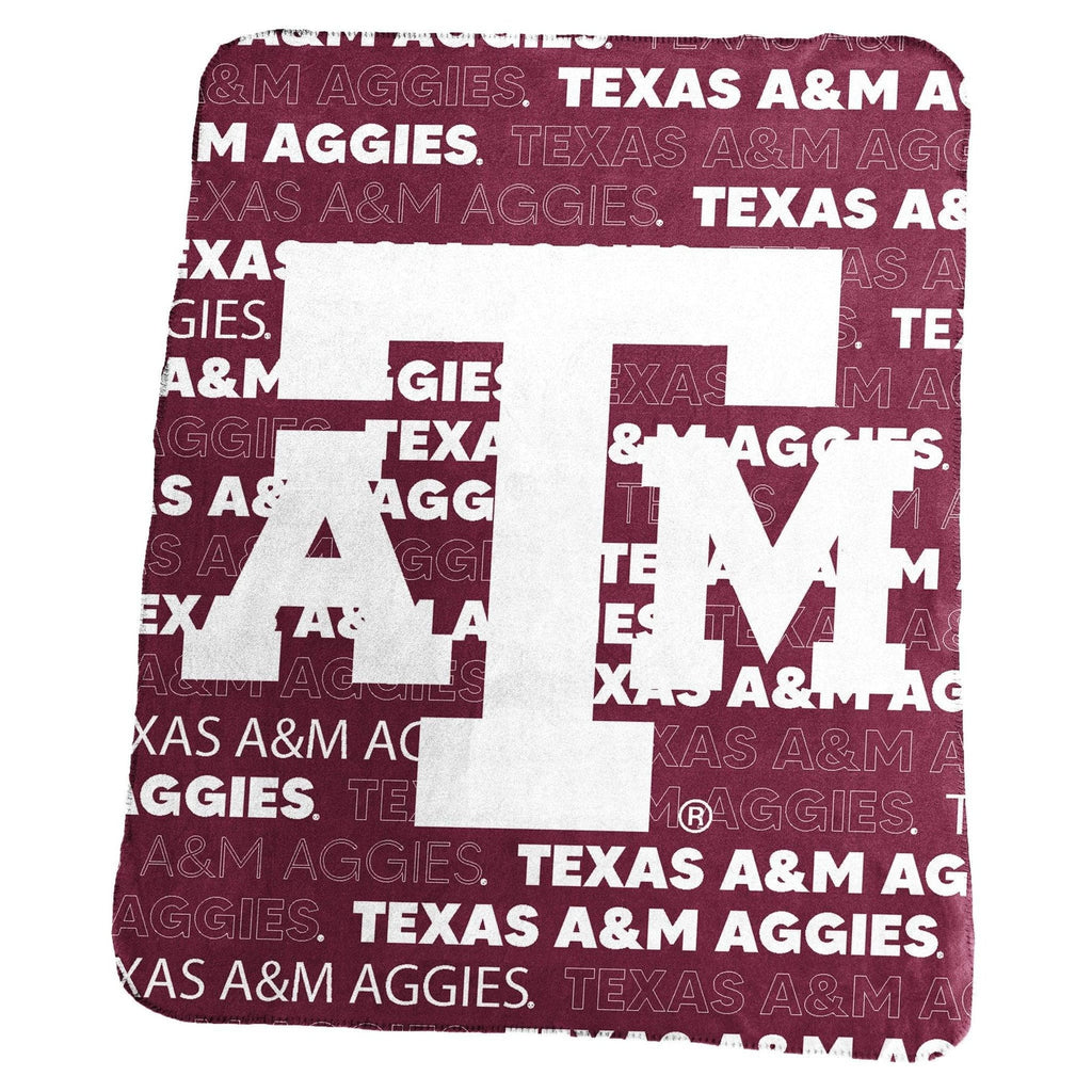Texas A&M Aggies Blanket 50x60 Fleece Classic - Logo Brands