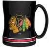 Chicago Blackhawks Coffee Mug 14oz Sculpted Relief Team Color - Logo Brands