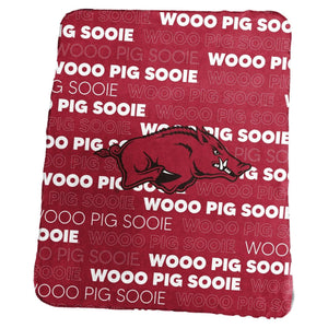 Arkansas Razorbacks Blanket 50x60 Fleece Classic - Logo Brands