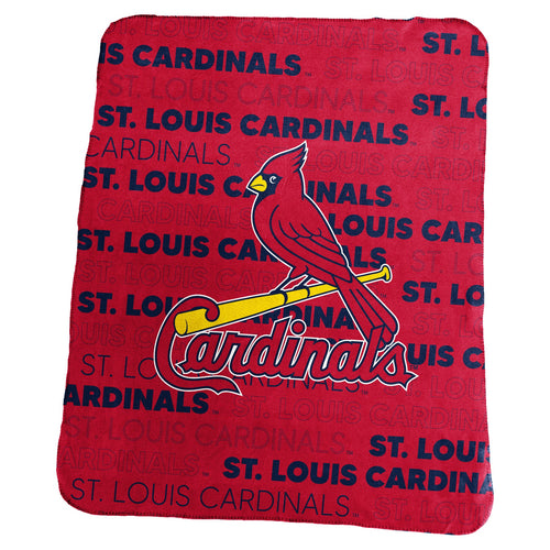 St. Louis Cardinals Blanket 50x60 Fleece Classic - Logo Brands
