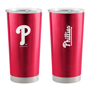 Philadelphia Phillies Travel Tumbler 20oz Stainless Steel - Logo Brands