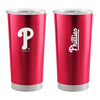 Philadelphia Phillies Travel Tumbler 20oz Stainless Steel - Logo Brands