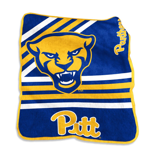 Pittsburgh Panthers Blanket 50x60 Raschel Throw - Logo Brands