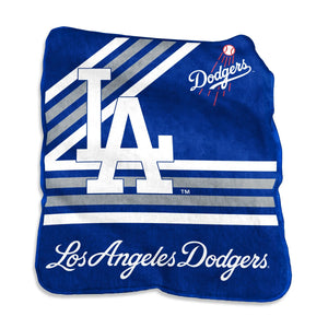 Los Angeles Dodgers Blanket 50x60 Raschel Throw - Logo Brands