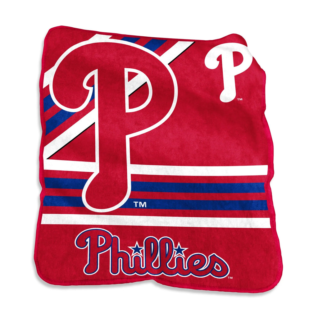 Philadelphia Phillies Blanket 50x60 Raschel Throw - Logo Brands