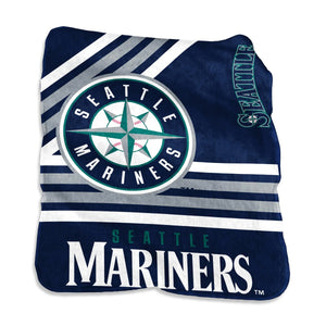 Seattle Mariners Blanket 50x60 Raschel Throw - Logo Brands