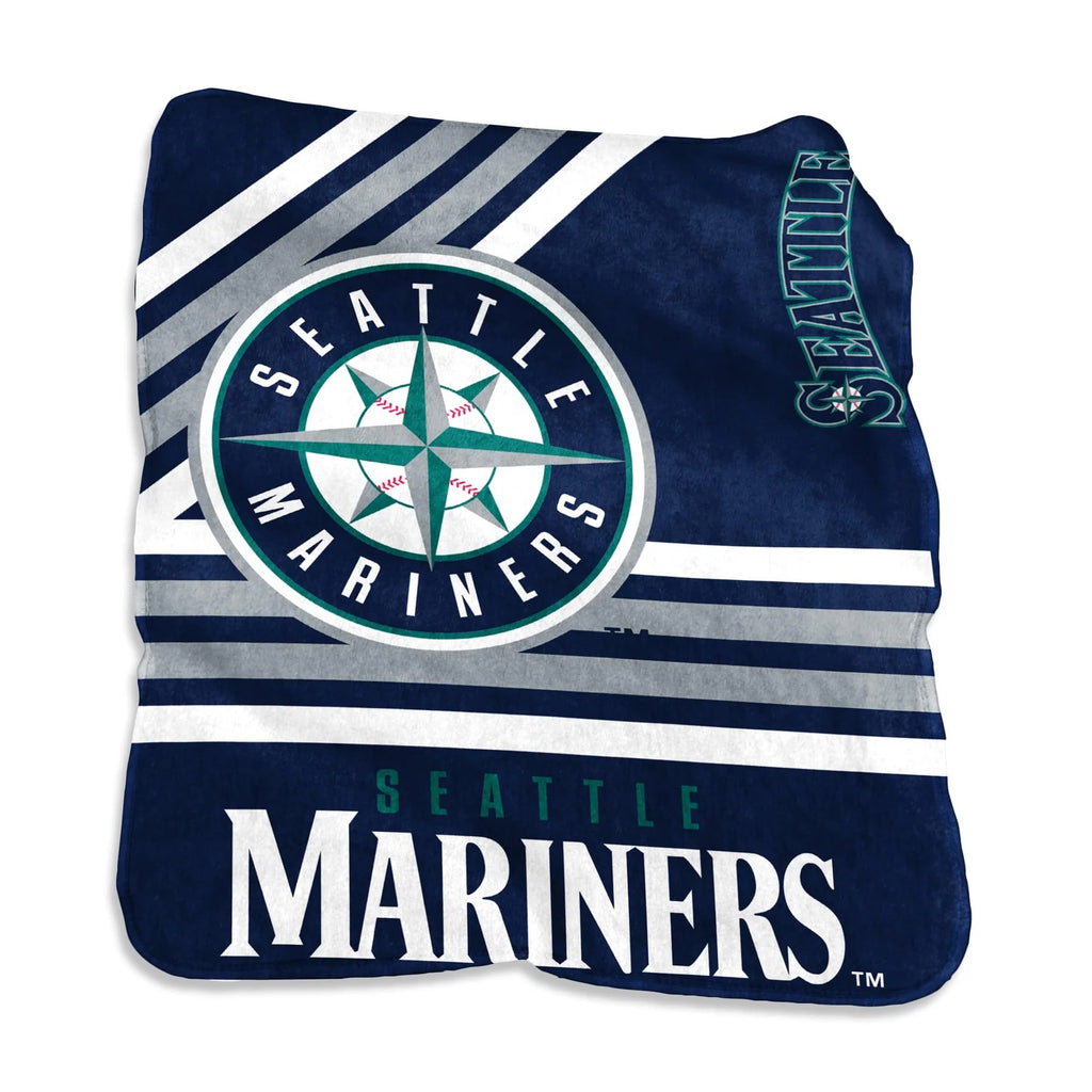 Seattle Mariners Blanket 50x60 Raschel Throw - Logo Brands