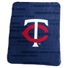 Minnesota Twins Blanket 50x60 Fleece Classic - Logo Brands