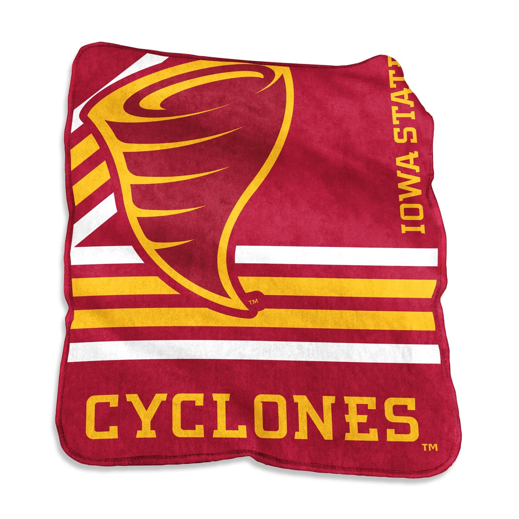Iowa State Cyclones Blanket 50x60 Raschel Throw - Logo Brands