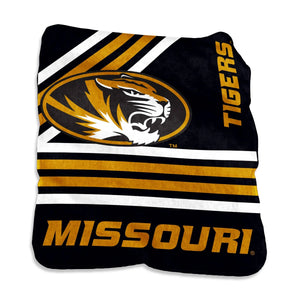 Missouri Tigers Blanket 50x60 Raschel Throw - Logo Brands