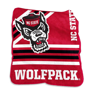 North Carolina State Wolfpack Blanket 50x60 Raschel Throw - Logo Brands