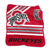 Ohio State Buckeyes Blanket 50x60 Raschel Throw - Logo Brands