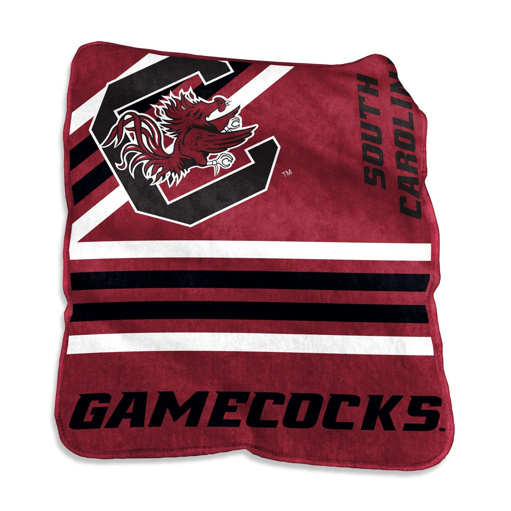 South Carolina Gamecocks Blanket 50x60 Raschel Throw - Logo Brands