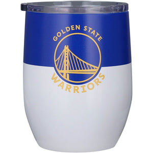 Golden State Warriors Travel Tumbler 16oz Stainless Steel Curved - Logo Brands
