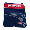 New England Patriots Blanket 60x80 Raschel Throw - Logo Brands
