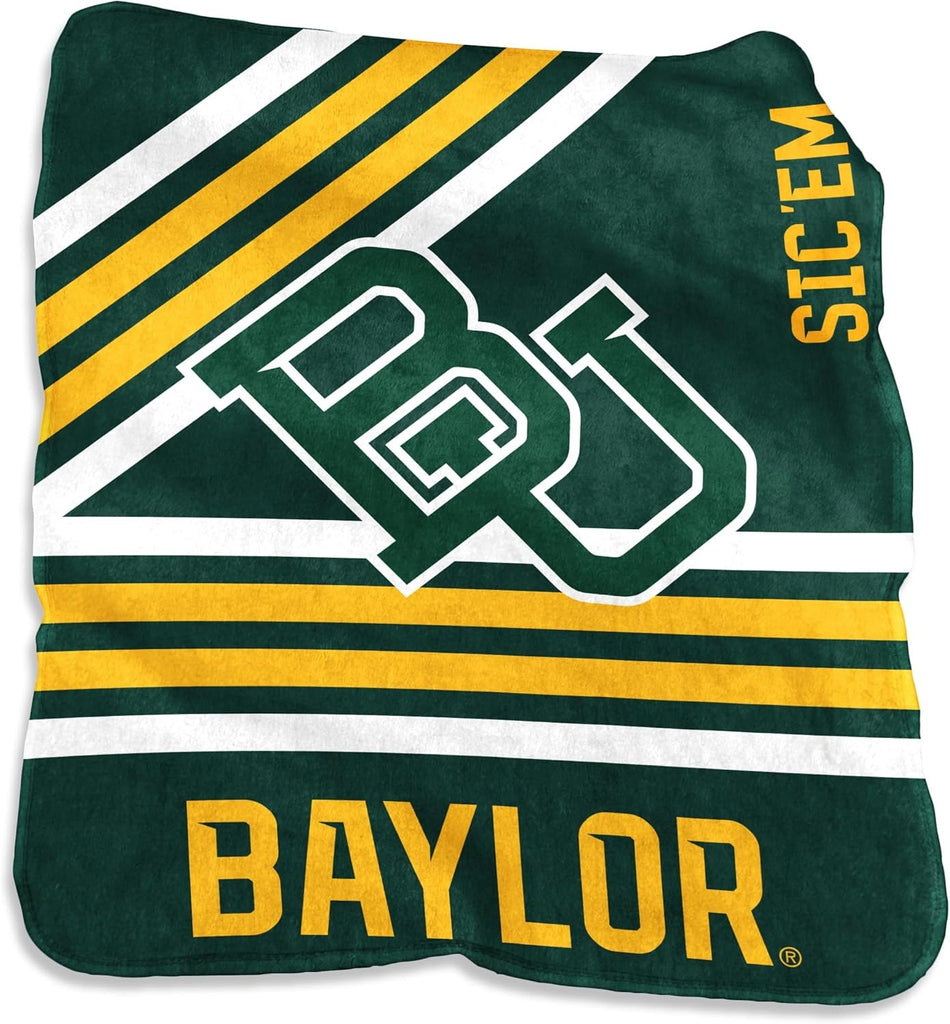 Baylor Bears Blanket 50x60 Raschel Throw - Logo Brands