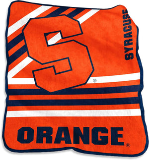 Syracuse Orange Blanket 50x60 Raschel Throw - Logo Brands