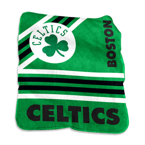 Boston Celtics Blanket 50x60 Raschel Throw - Logo Brands