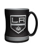 Los Angeles Kings Coffee Mug 14oz Sculpted Relief Team Color - Logo Brands