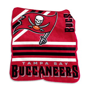 Tampa Bay Buccaneers Blanket 50x60 Raschel Throw - Logo Brands