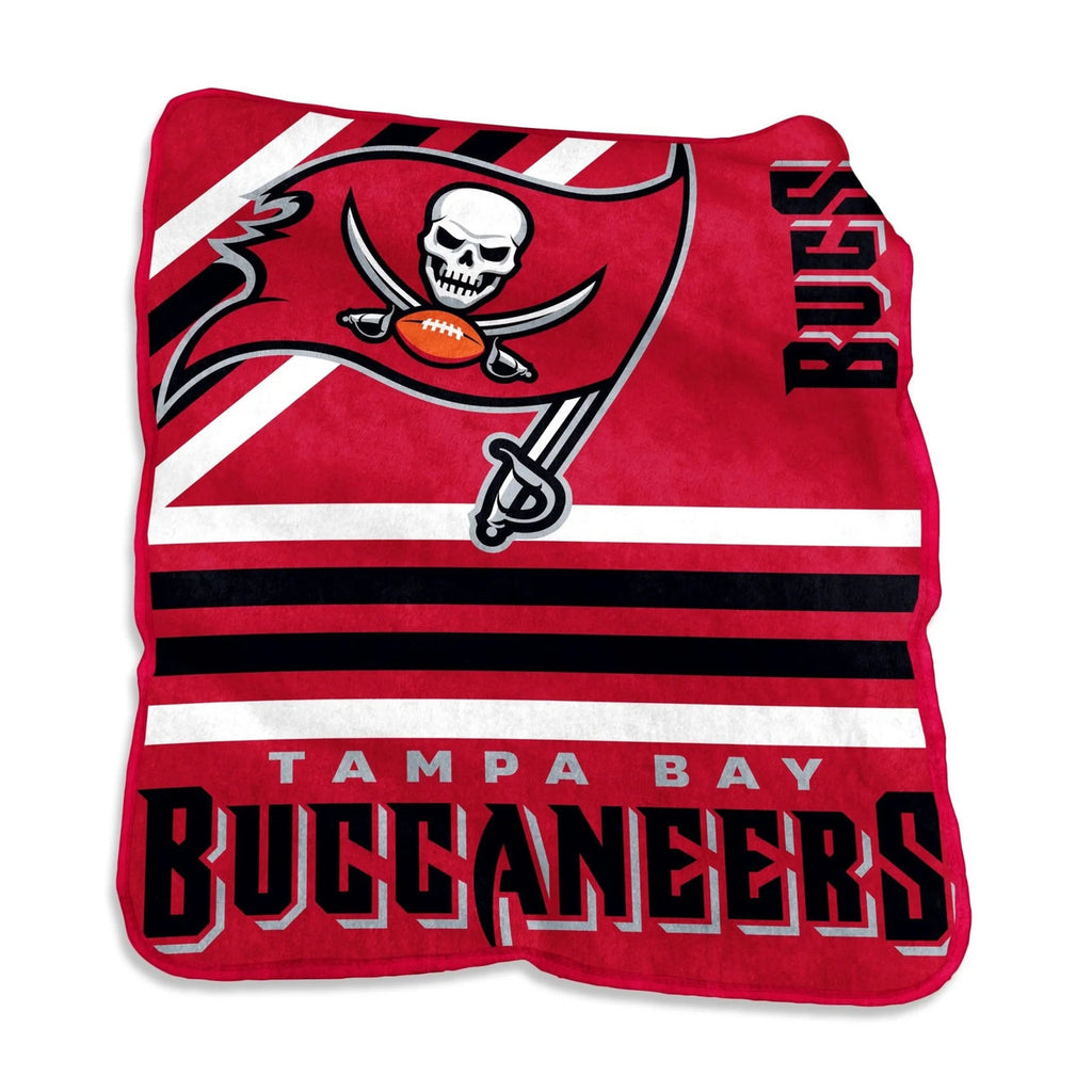Tampa Bay Buccaneers Blanket 50x60 Raschel Throw - Logo Brands