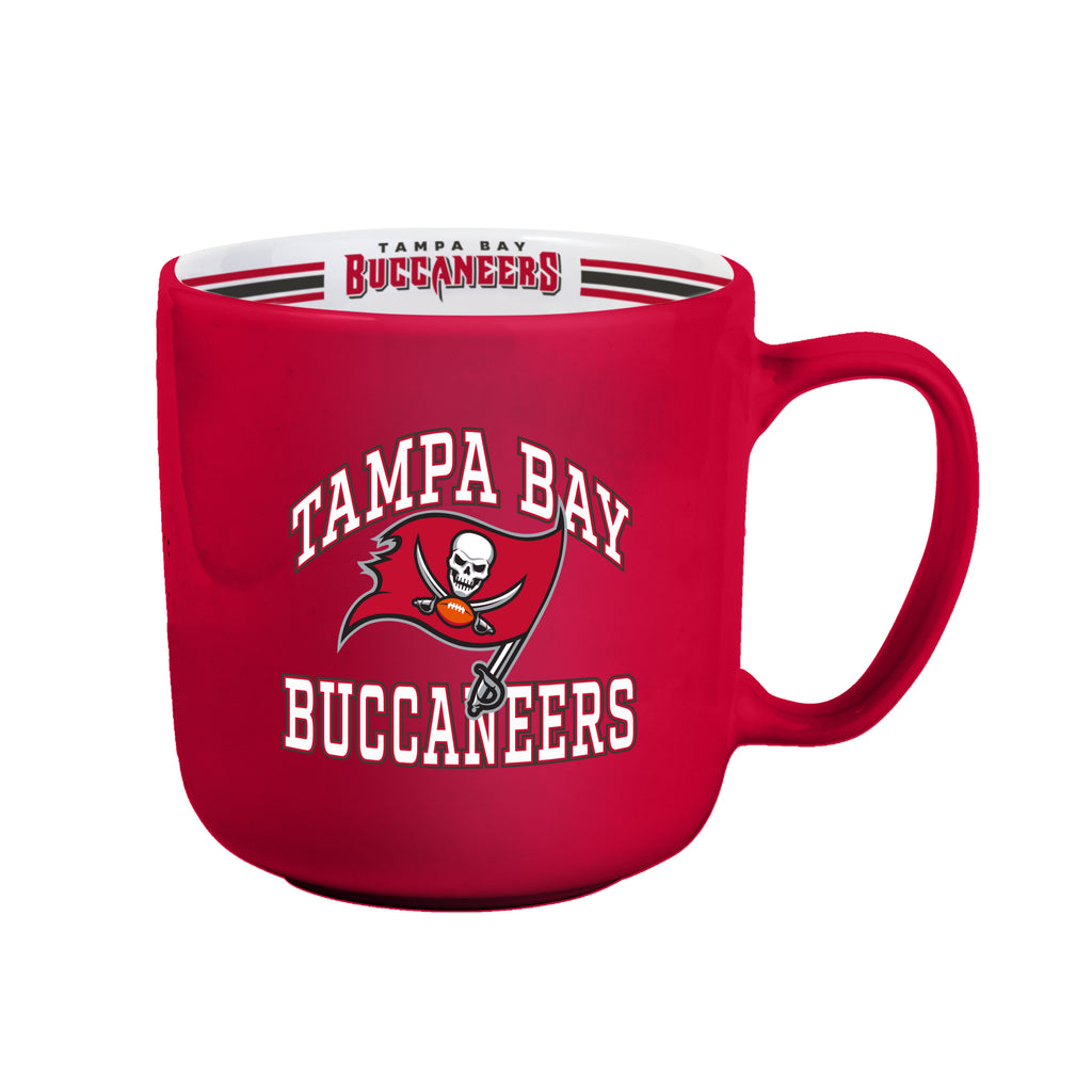 Tampa Bay Buccaneers Coffee Mug 15oz Stripe Design - Logo Brands
