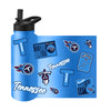 Tennessee Titans Quencher Bottle 34oz Stainless Steel Dreamweave - Logo Brands