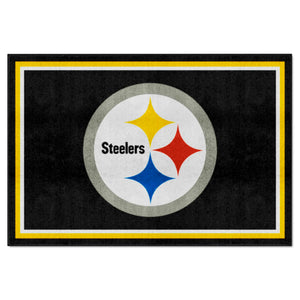 Fanmats - NFL - Pittsburgh Steelers 5x8 Rug 59.5''x88''