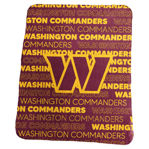 Washington Commanders Blanket 50x60 Fleece Classic - Logo Brands