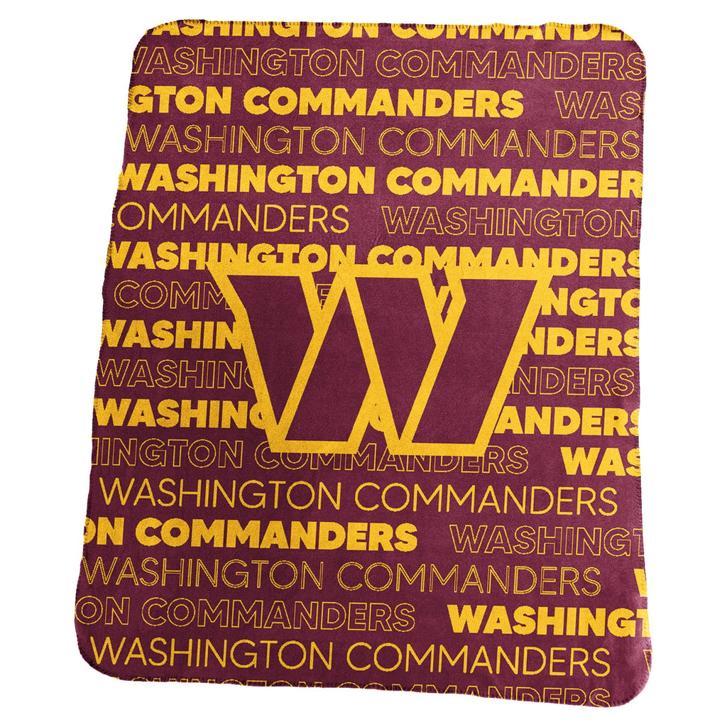Washington Commanders Blanket 50x60 Fleece Classic - Logo Brands