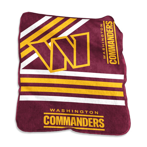 Washington Commanders Blanket 50x60 Raschel Throw - Logo Brands