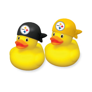 Pittsburgh Steelers Rubber Duck 2 Pack Set - Aminco