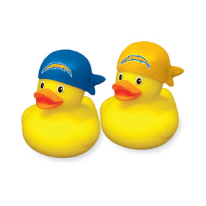Los Angeles Chargers Rubber Duck 2 Pack Set - Aminco