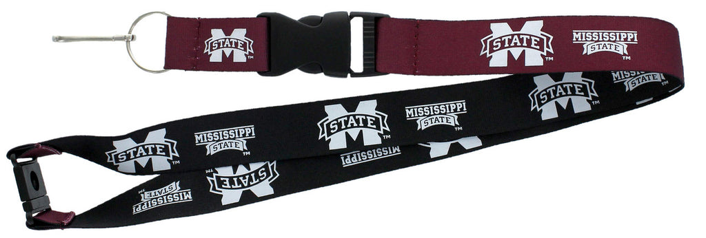 Mississippi State Bulldogs Lanyard Reversible - Aminco
